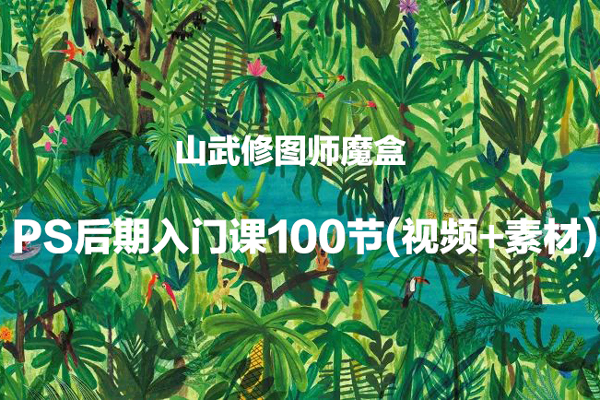 山武修圖師魔盒-PS后期入門課100節(視頻+素材)