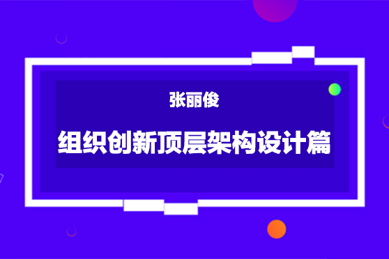 張麗俊-組織創新頂層架構設計篇