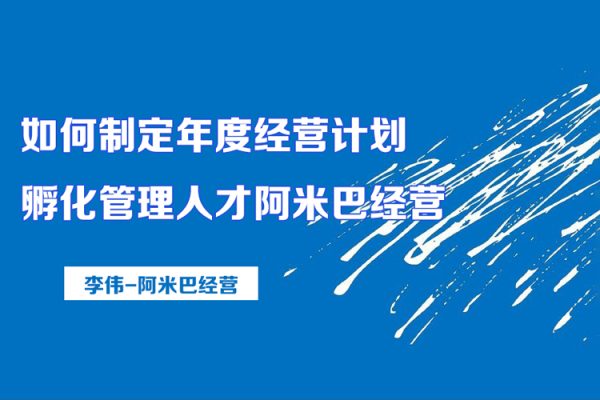 李偉-阿米巴經(jīng)營-如何制定年度經(jīng)營計(jì)劃，孵化管理人才阿米巴經(jīng)營 （6講視頻）