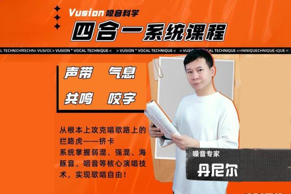 丹尼爾教授vusion嗓音科學四合一系統課