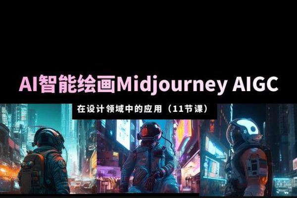 AI·智能繪畫(huà)Midjourney AIGC在設(shè)計(jì)領(lǐng)域中的應(yīng)用從入門(mén)到精通（11節(jié)課）