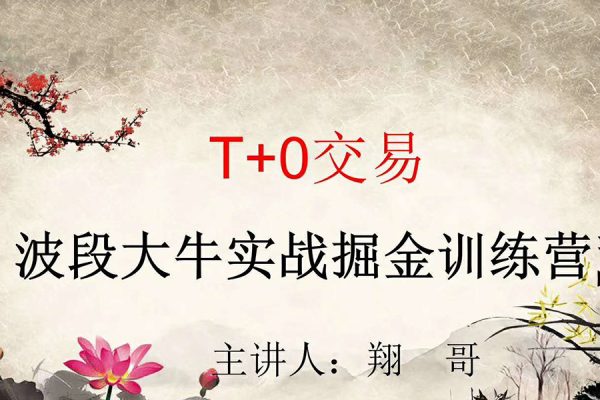 T+0交易波段大牛實(shí)戰(zhàn)掘金訓(xùn)練營(yíng)實(shí)戰(zhàn)課程