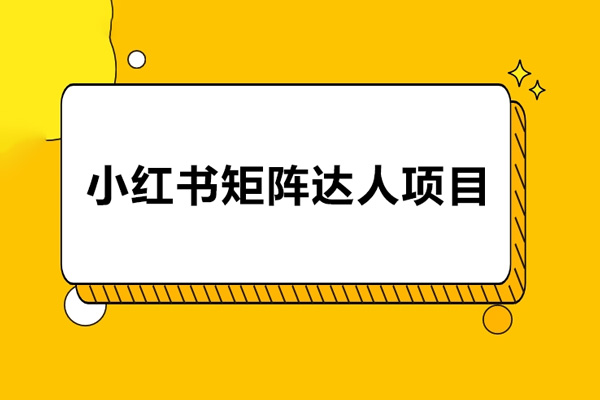 小紅書矩陣達人項目，直接復制搬運，回報率非常高