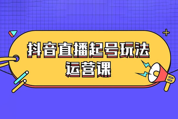 抖音3天自然流直播起號課，短視頻+直播（13節(jié)視頻課）