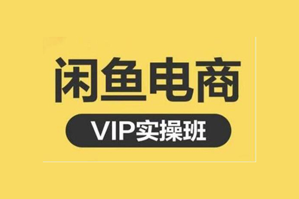 閑魚電商運營全系統(tǒng)VIP實操課，1部手機隨時隨地電商賣貨